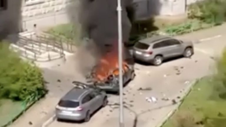 Russia says ‘Ukrainian special services agent’ detained in connection with car blast that killed a Russian general