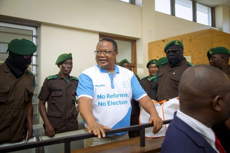 Tanzanian opposition leader appears in court for treason trial