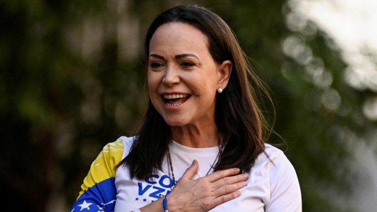 Venezuelan Nobel Peace Prize winner María Corina Machado dedicates award to Trump for ‘decisive support’